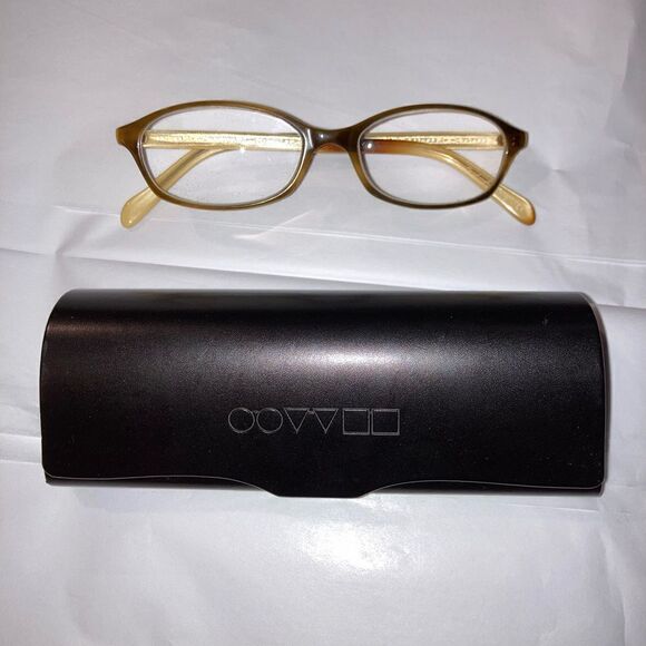 Glasses - Oliver Peoples Prescription Glasses (Alix model) and Case - Handmade - Picture 1 of 11